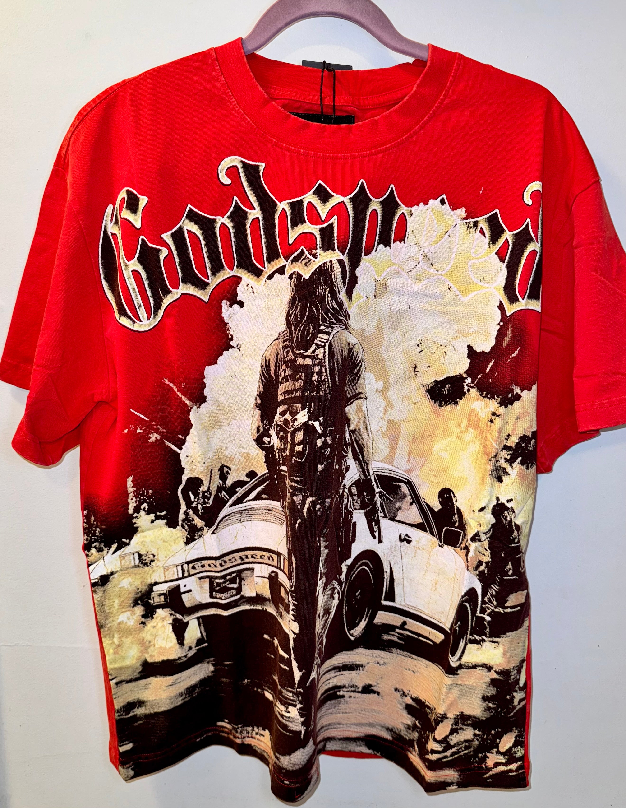 Oversized T-shirt for med Red