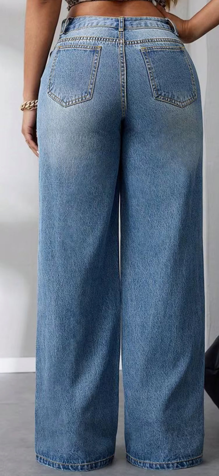 Women’s straight denim pants
