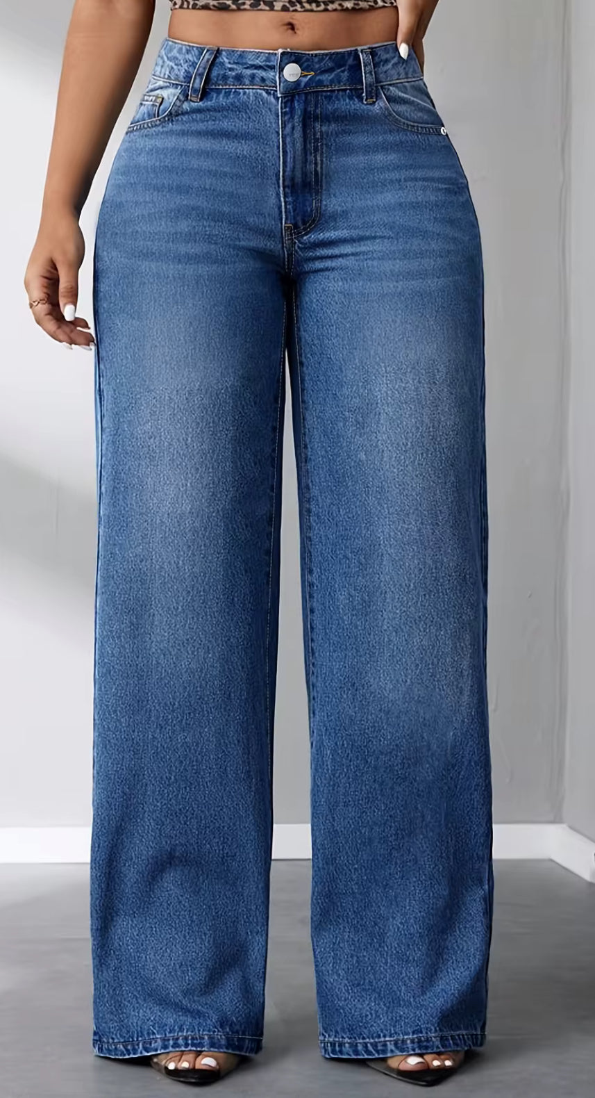 Women’s straight denim pants XL waist