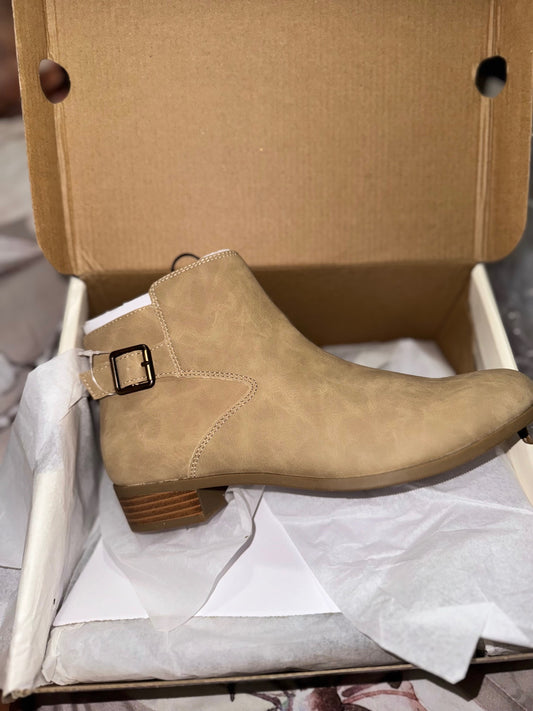 Womens Ryder Stacker Heel Booties