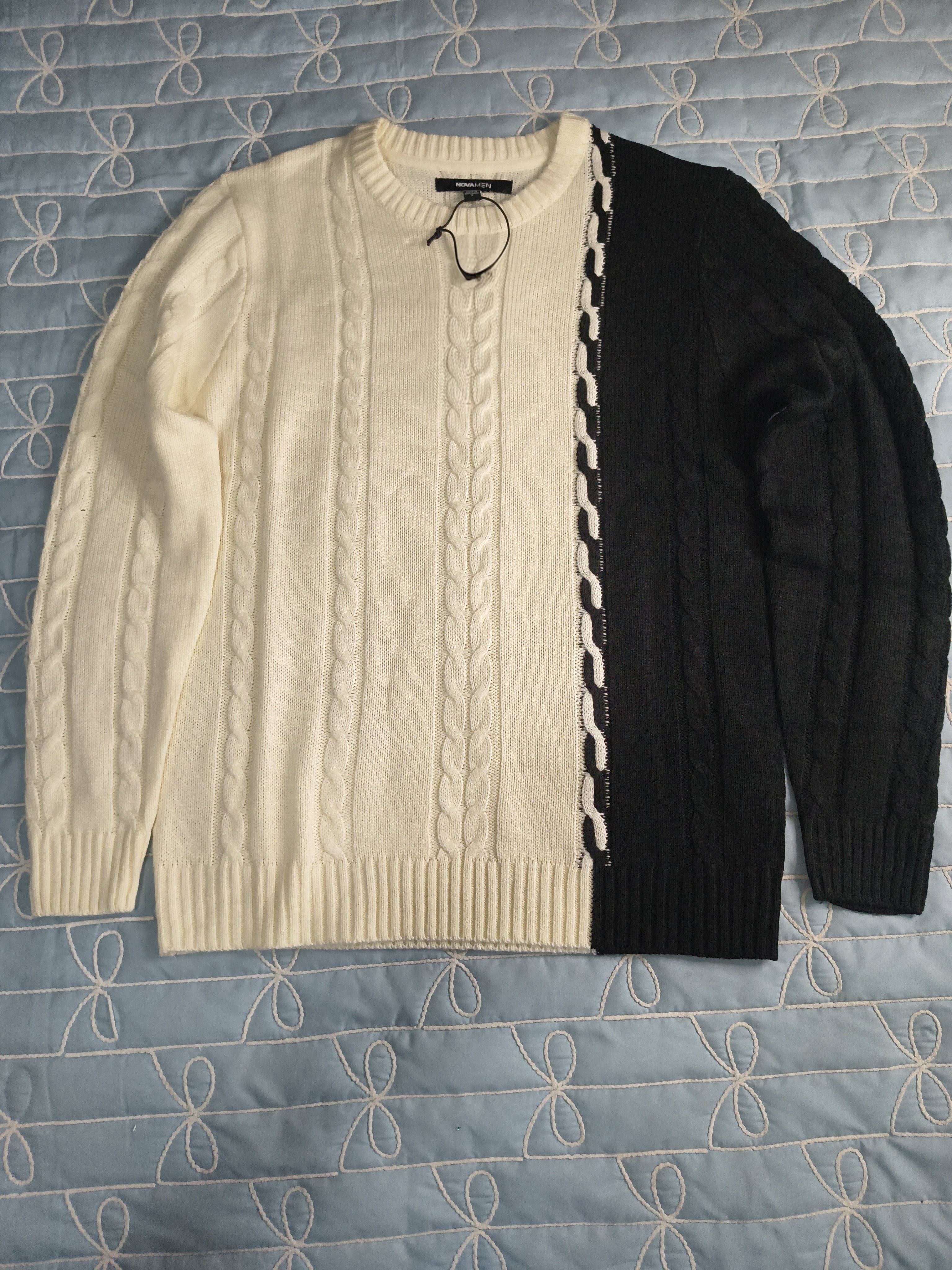 Cody Cable Knit Sweater Collage